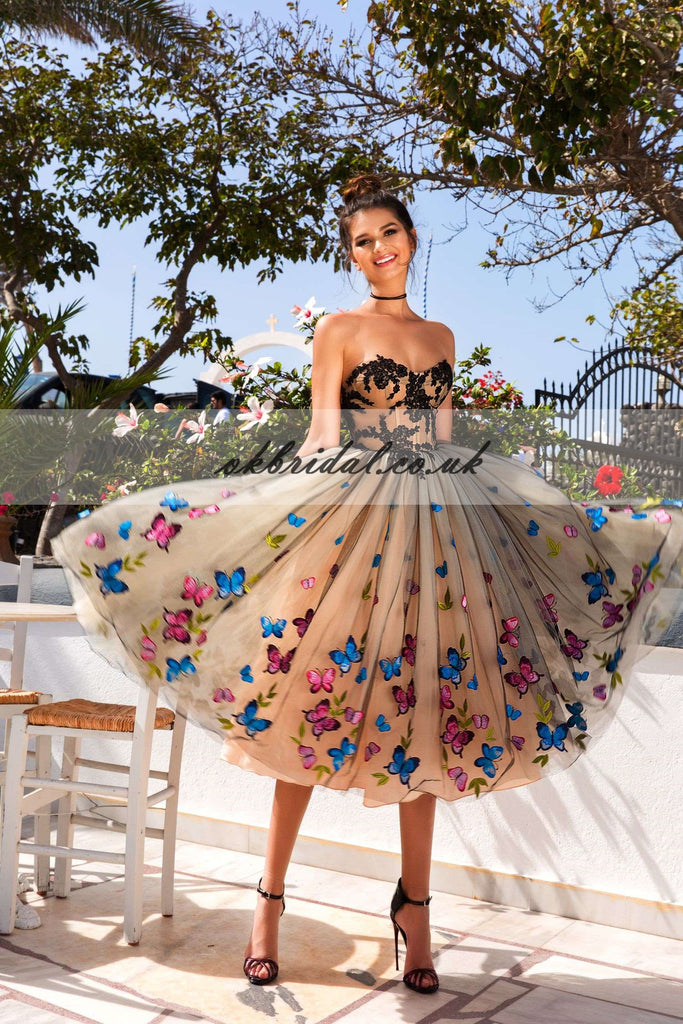 Sweet Heart Homecoming Dress, Vintage Applique Homecoming Dress, Backless Homecoming Dress, KX255