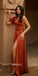 Unique A-line Soft Satin Two Pieces Bridesmaid Dress, FC7059