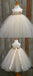 Satin Strap Tulle Flower Girl Dresses, Satin Flower Lovely Little Girl Dresses,  FG025