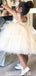 Cute A-line Tulle Flower Girl Dresses, Applique Little Girl Dresses, FC2106