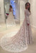 Sexy Backless Long Sleeve A line Wedding Dresses, Long Custom Wedding Gowns, Affordable Bridal Dresses, 17091