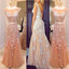 Charming Mermaid Applique Cap Sleeve V Back Inexpensive Long Evening Prom Dress, WG268