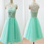 mint lace lovely simple elegant homecoming prom bridesmaid dress,BD0028