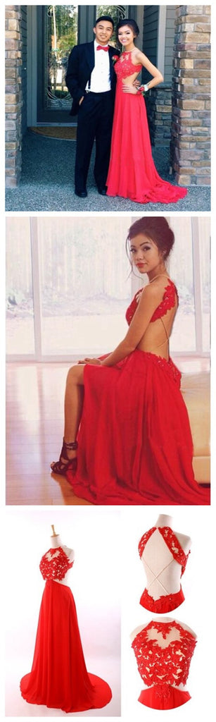 Long Prom Dresses, Red Prom Dresses, Cheap Prom Dresses, Backless Prom Dresses, Custom Elegant Prom Dresses, Evening dresses,PD0033