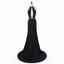 Chiffon Prom Dresses, Sexy Side Split Evening Dresses, Open-Back Beaded Prom Dresses, LB0379