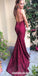 Sexy V-Neck Backless Prom Dress, Spaghetti Straps Lace Prom Dress, KX427