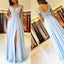 Cheap Chiffon Prom Dress, Applique Backless Prom Dress, KX446-1