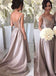 Long Bridesmaid Dress, Satin Bridesmaid Dress, Backless Bridesmaid Dress, New Arrival Bridesmaid Dress, Floor-Length Bridesmaid Dress, Sleeveless Bridesmaid Dress, LB0455