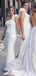 White One Shoulder Mermaid Floor-Length Gorgeous Bridesmaid Dress, FC4574