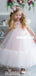 New Arrival Tulle A-line Appluqe Flower Girl Dress, FC4929