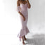 Newest Off Shoulder High-Low Lace Memraid Backless Gorgeous Bridesmaid Dresses, KX498