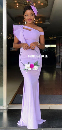 Honest Mermaid Sweetheart Soft Satin Long Bridesmaid Dress, FC6068