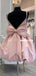 Spaghetti Straps A-line Satin Princess Homecoming Dress with Bow-knot, FC6136