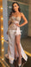 Stunning Sweetheart Mermaid Off Shoulder Beaded Prom Dresses, FC6258