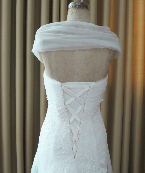 Elegant Cap Sleeve Sweet Heart White Affordable Lace Long Bridal Dresses, WG631