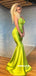 Gorgeous Mermaid Pleated Sweetheat Backless Prom Dresses, FC6470