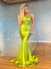 Gorgeous Mermaid Pleated Sweetheat Backless Prom Dresses, FC6470