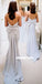 Elegant Mermaid Backless Bridesmaid Dress, Bridesmaid Dress with Bow-Knot, KX741