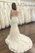 Best Sale V-Neck Lace Long A-Line Sexy Backless Tulle Wedding Dresses, KX752