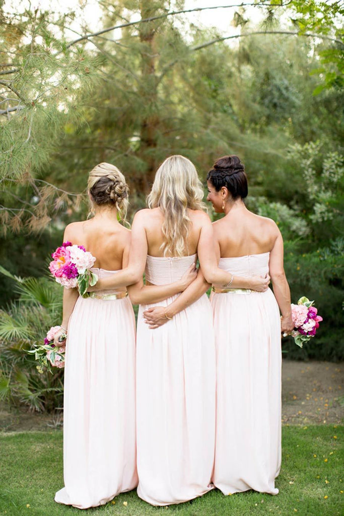 Long Bridesmaid Dress, Chiffon Bridesmaid Dress, Sweet Heart Bridesmaid Dress, Dress for Wedding, Floor-Length Bridesmaid Dress, LB0814