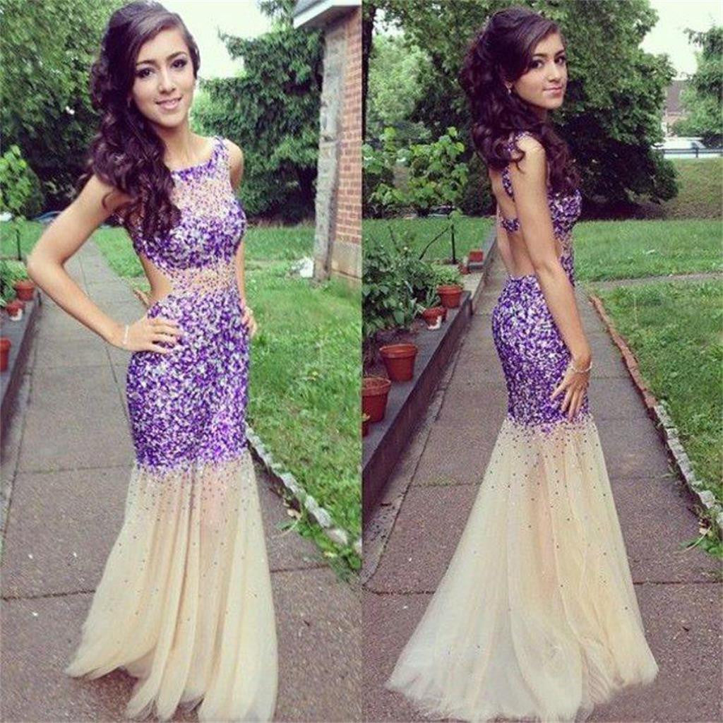 Long Prom Dresses, Sparkle Backless Mermaid Prom Dresses, Prom Dresses Online,PD0101