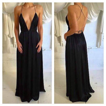 Spaghetti Straps Prom Dress,Sexy Prom Dress,Simple Prom Dress ,Backless Prom Dress,Custom Prom Dresses ,Evening Dresses, Prom Dresses,Long Prom Dress, Party Prom Dress,PD0060