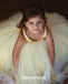 A-Line Tulle Yellow Flower Girl Dresses, Popular Satin Little Girl Dresses, FC1802