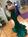 Charming Mermaid Jersey Off Shoulder Simple Backless Prom Dresses, FC2013