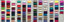 Fabric Swatch, Fabric Sample (1 color=$1, Price for each color swatch is $1.00)