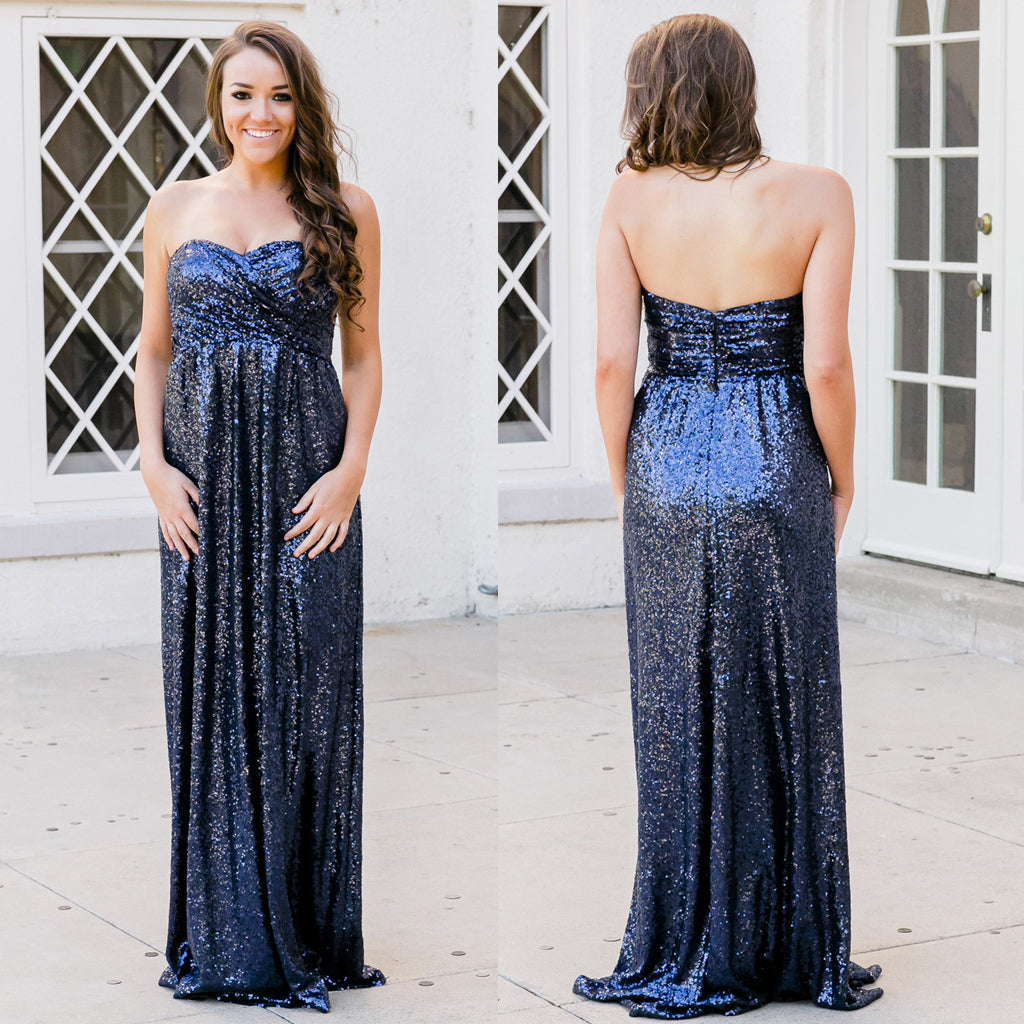 Sweet Heart Sequin Bridesmaid Dresses, Cheap Sparkle Backless Bridesmaid Dresses, KX794