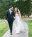 Sweetheart Long Mermaid White Lace Gorgeous Tulle High Quality Wedding Dresses, FC1474