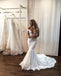 Popular Lace Off Shoulder Sexy Mermaid Wedding Dresses, FC3864